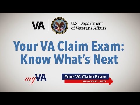 Image of a VBA video about VA claim exams.