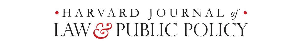 Logo for the Harvard Journal of Law and Public Policy