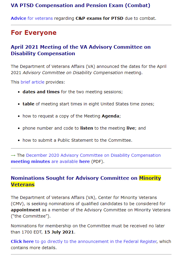 Image "c" of 3 Mar 2021 issue of the PTSD Exams Newsletter