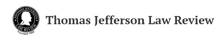 Thomas Jefferson Law Review logo