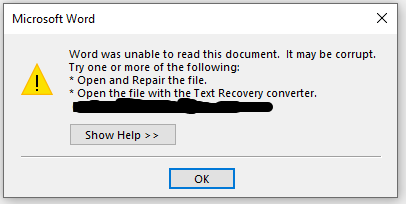Error message you receive if you try to download the C&P Service Clinician's Guide from the VA website.